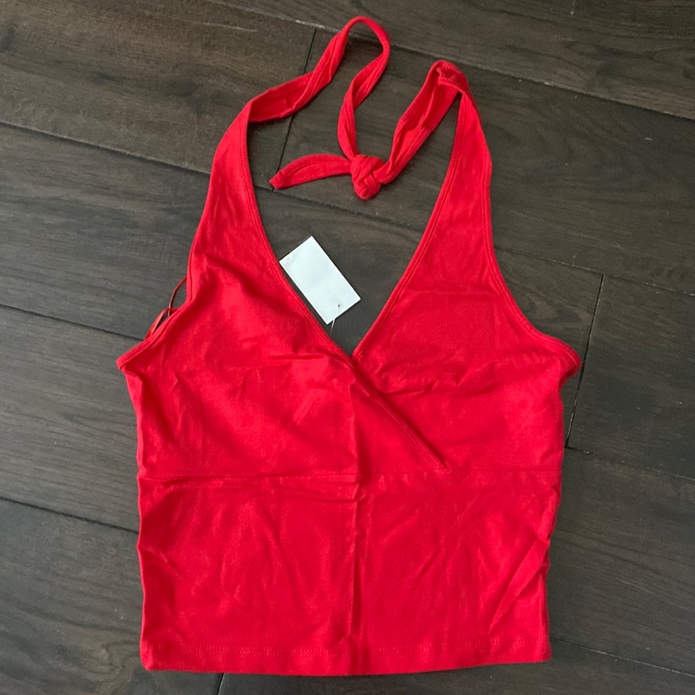 Halter crop top